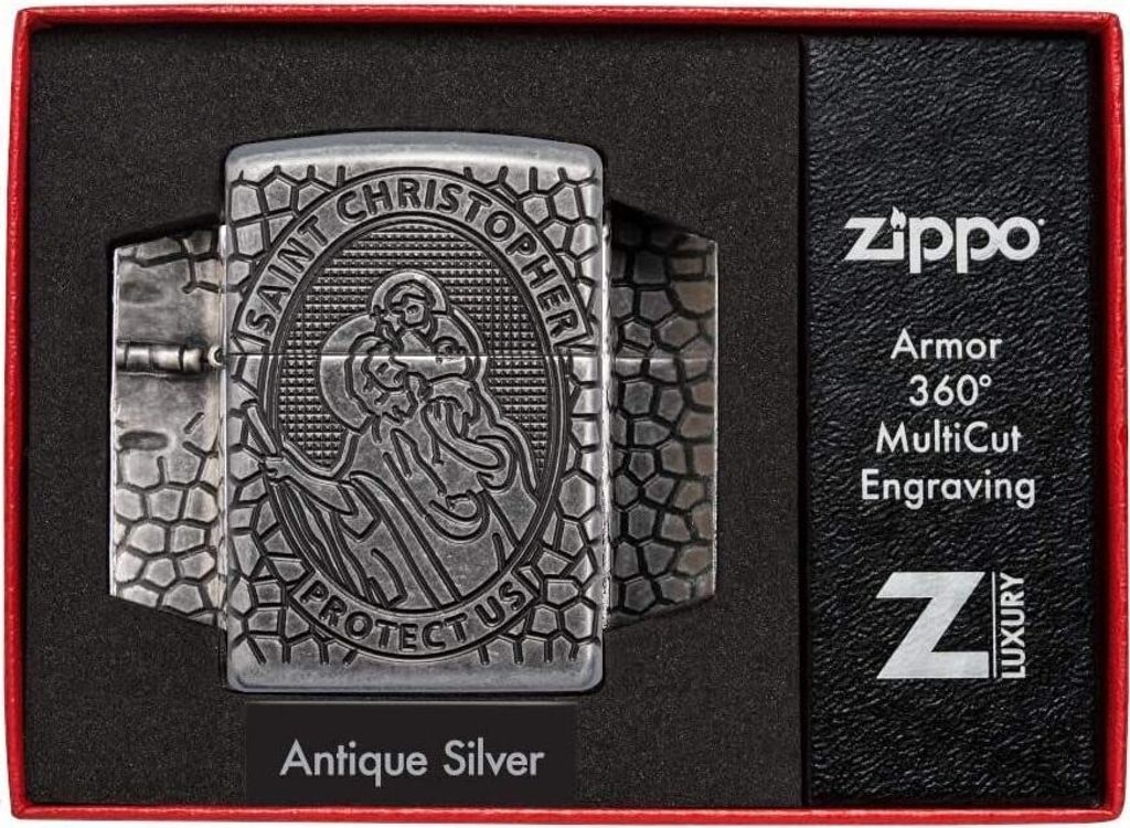 Zapalova? Zippo Armor St. Christophorus 60005200 benzínový Obrázek produktu 