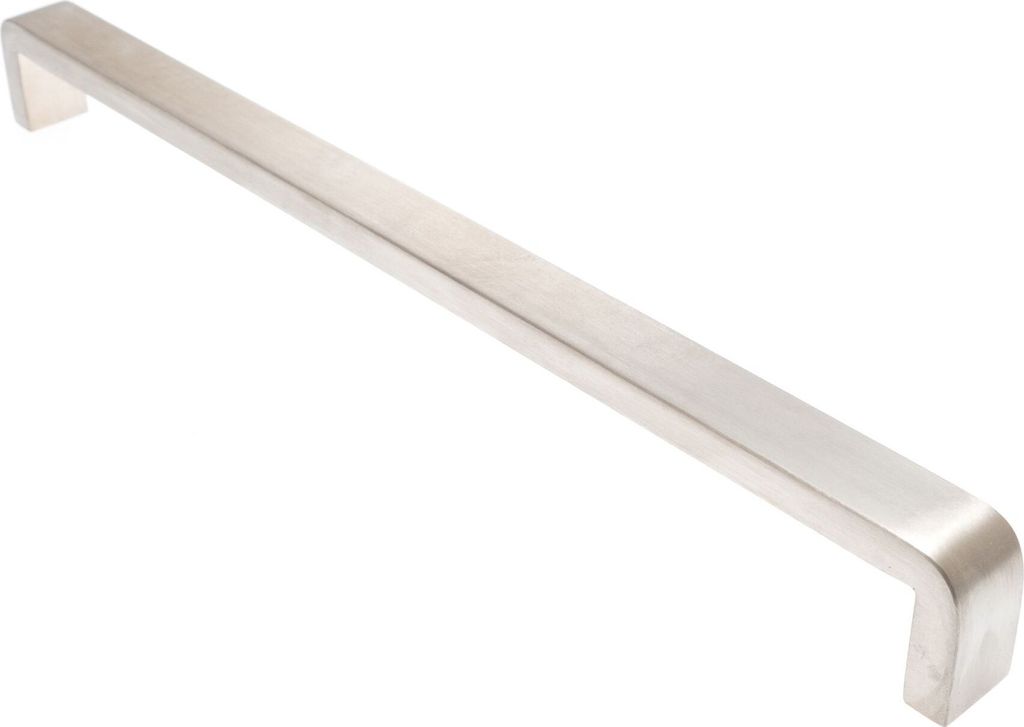 Möbelgriff BA 320mm Küchengriff Edelstahl Türgriff modern abgerundet