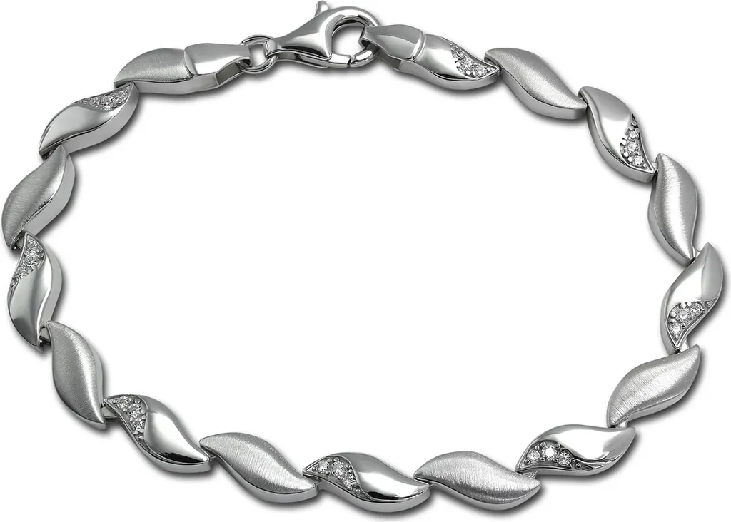 Bracelet Argent 925 Blanc Anti-Allergie SilberDream Bijou Durable