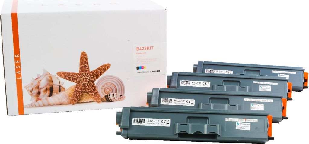 4-farbig [ black/cyan/magenta/yellow ] RainbowKit Toner Produktbild 