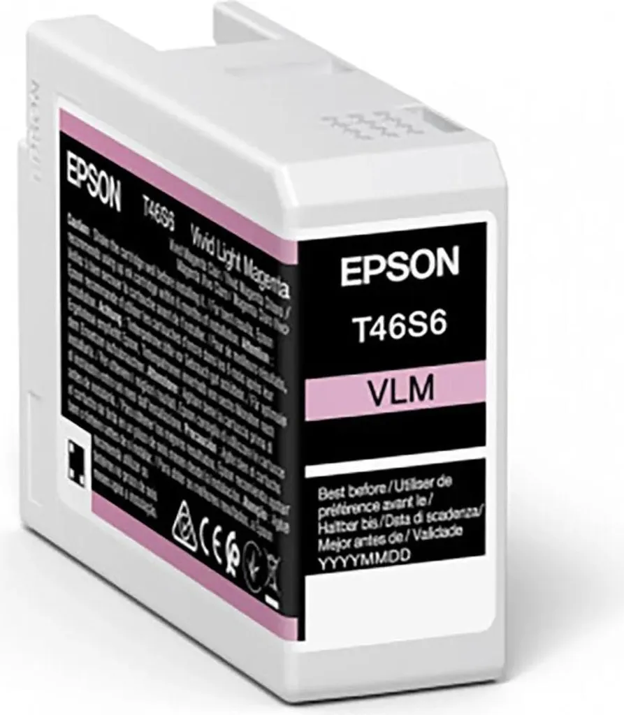 Epson T46S6 Vivid Light Magenta - Cartouche 25ml pour SureColor SC-P700
