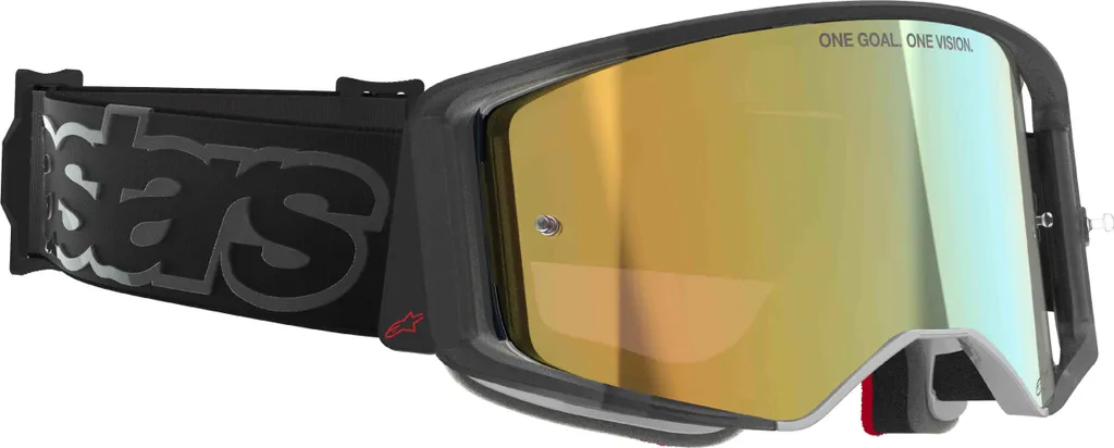 Lunettes Supertech Vision Vista Alpinestars noir et plexi or miroité 2026