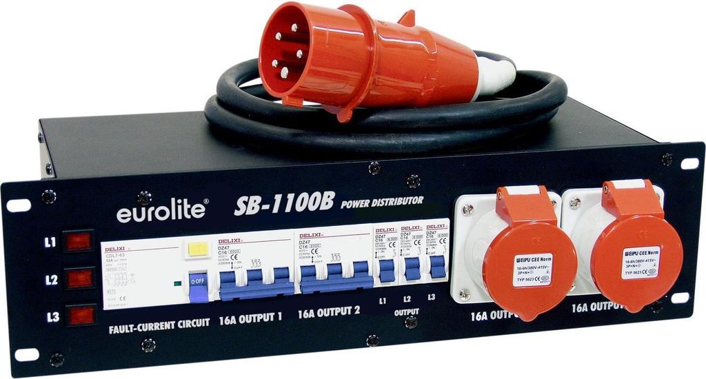 Eurolite SB-1100B Stromverteiler (30248376) Obrázek produktu 