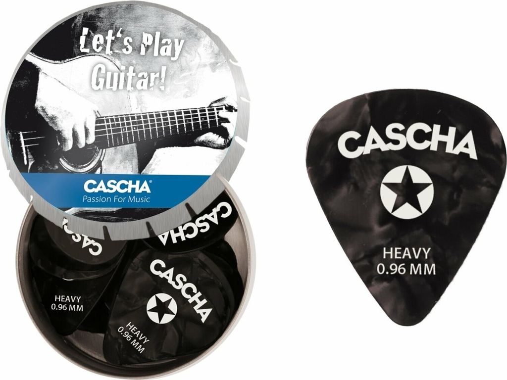Cascha HH 2295 Guitar Pick Box Set Heavy 24 Stück in Produktbild 
