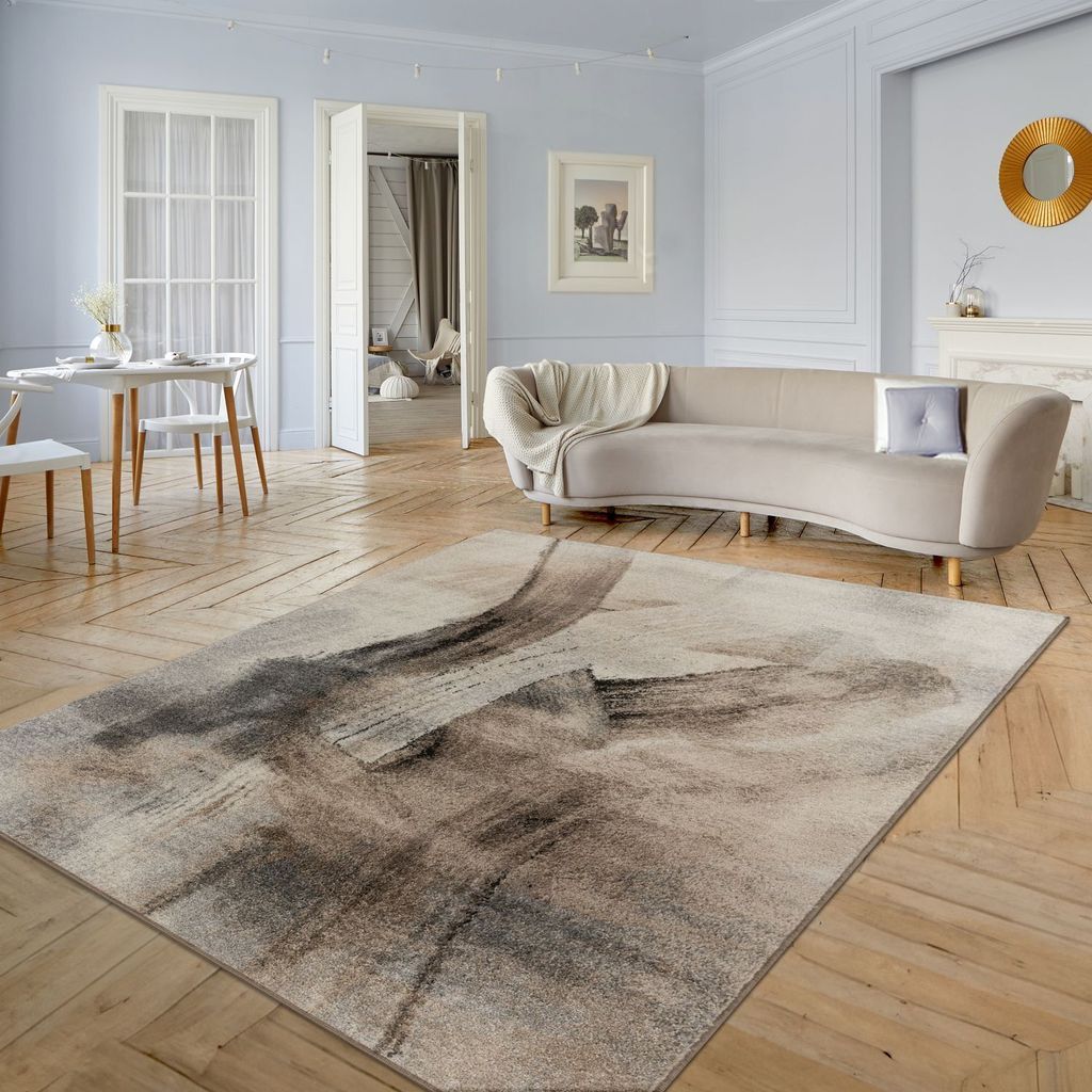 TT Home Wohnzimmer Teppich Kurzflor Wohnzimmerteppich Produktbild 