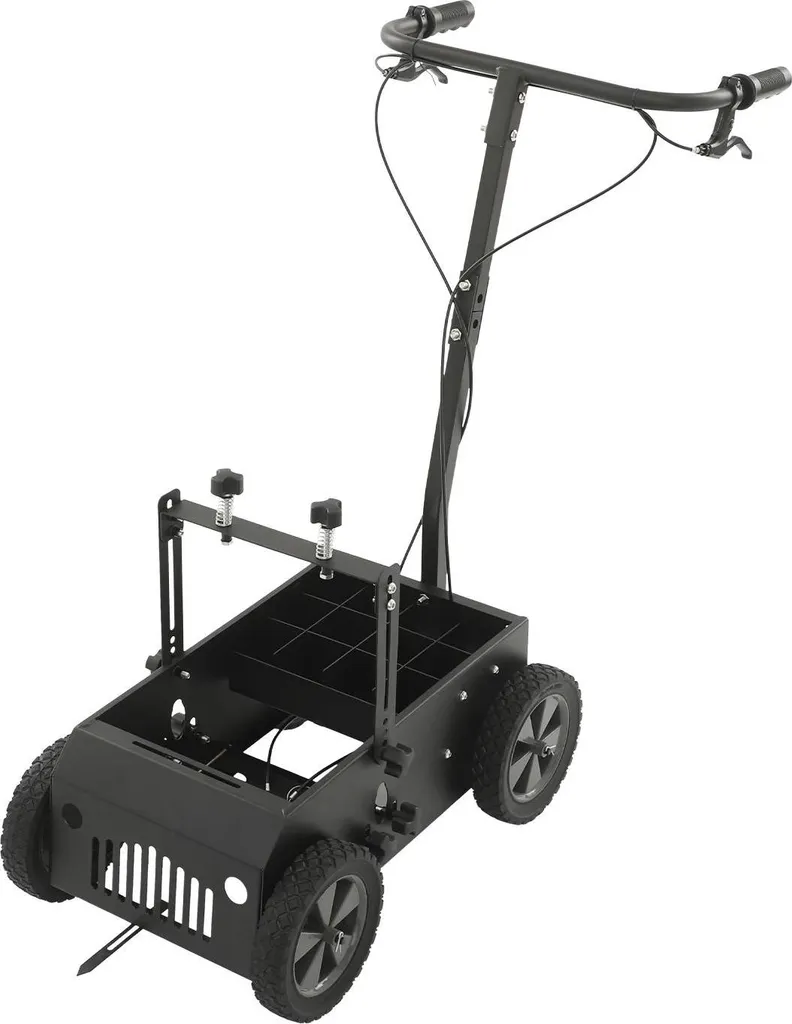 Traceur de lignes à 4 roues Ø20 cm avec 12 compartiments acier inoxydable