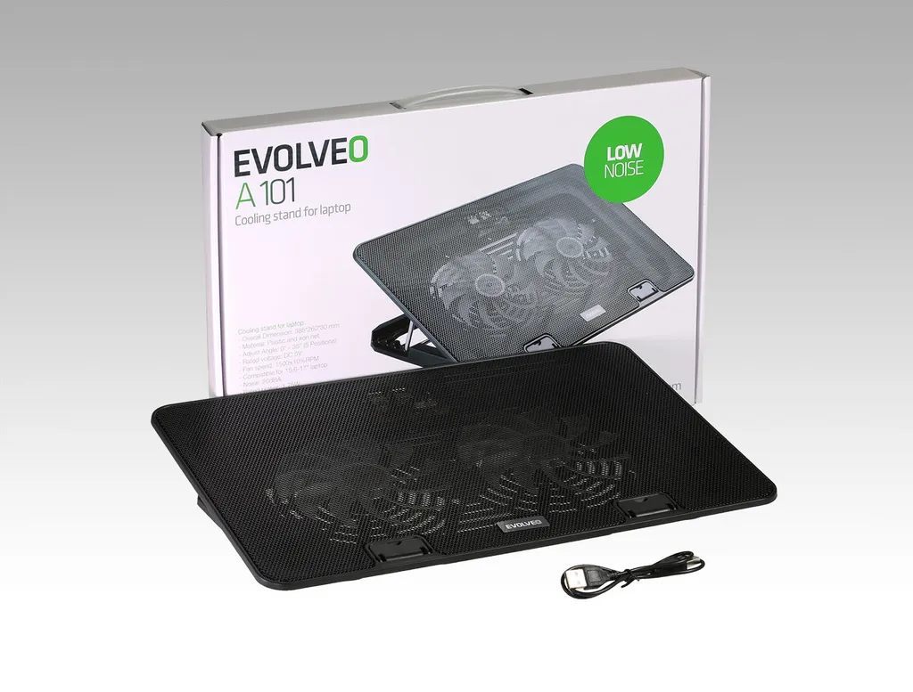 EVOLVEO A101 Support de Refroidissement pour Ordinateur Portable Ventilés - 10