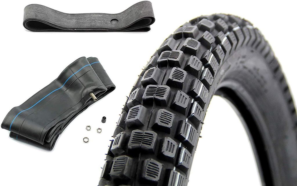 SET Vee Rubber Moped Reifen 2,75 x 16 Zoll 46J Profil VRM186 inklusive Schlauch und Felgenband