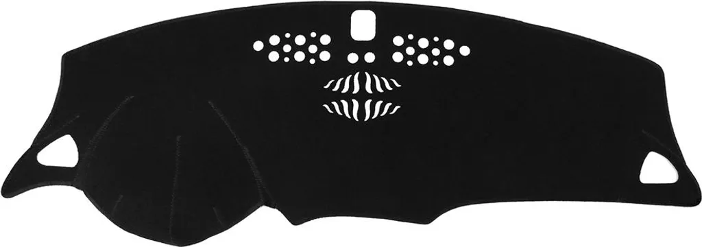 Couverture de Tableau de Bord Universelle Noire avec Revêtement Antiglisse