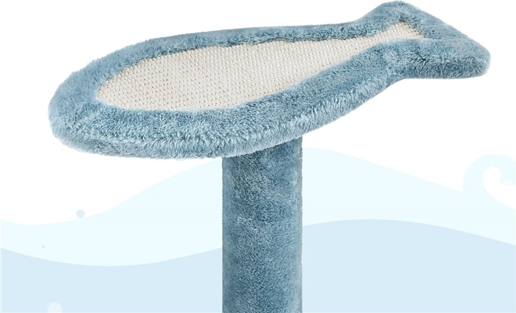 Yaheetech Kratzbaum Katzenbaum Ozean-Stil 184 cm H mit Produktbild 6