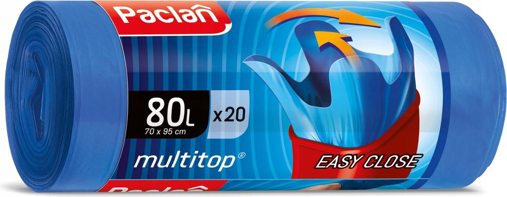Paclan Multitop, fodere per bidoni 80l 20 pezzi 134421 Immagine del prodotto 