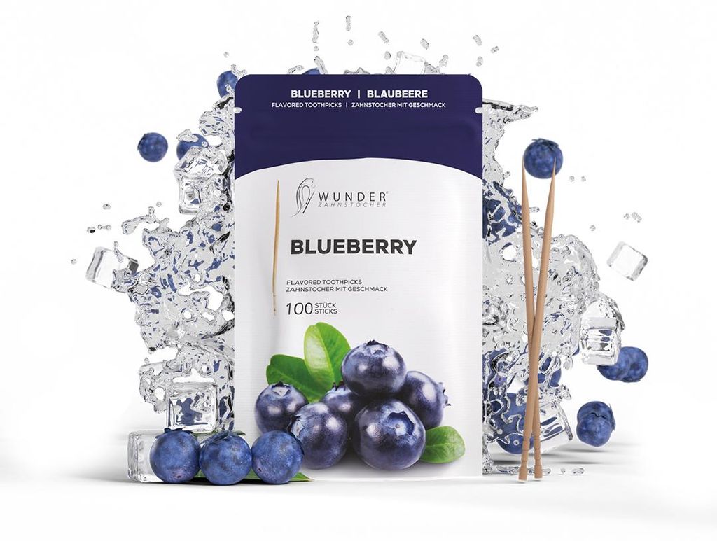 Wykałaczki Miracle Blueberry Refill Pack 100 szt Zdjęcie produktu 