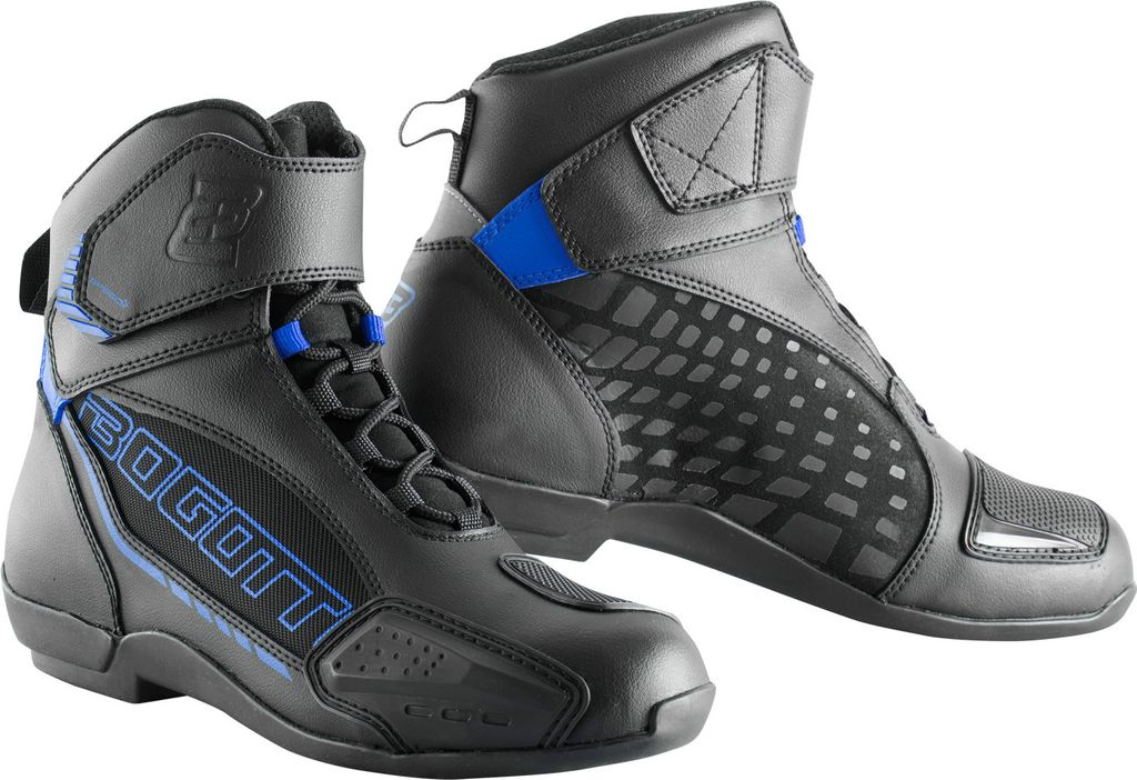 Bogotto GPX Motorradschuhe, schwarz/blau, 45 Produktbild 