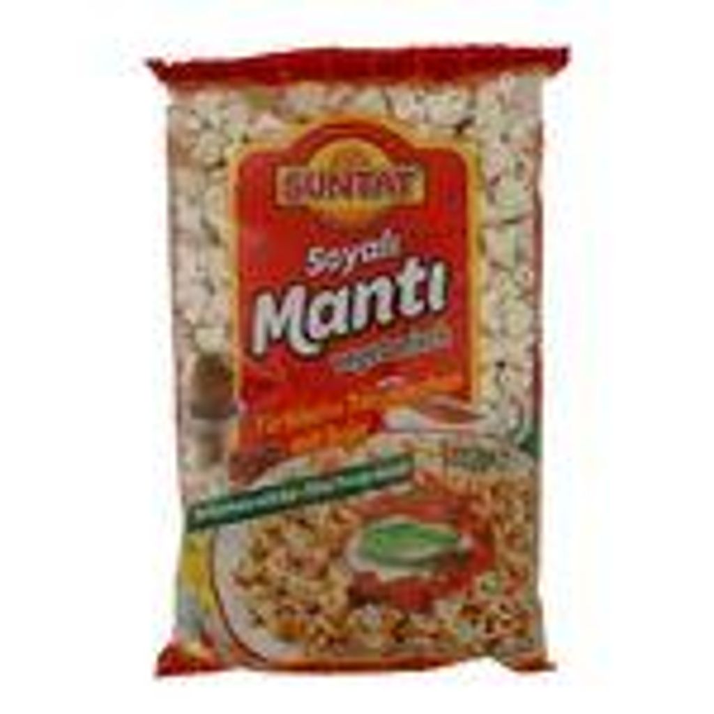 Suntat Soyali Manti – 400 g – Vegetarische türkische Teigtaschen mit Soja