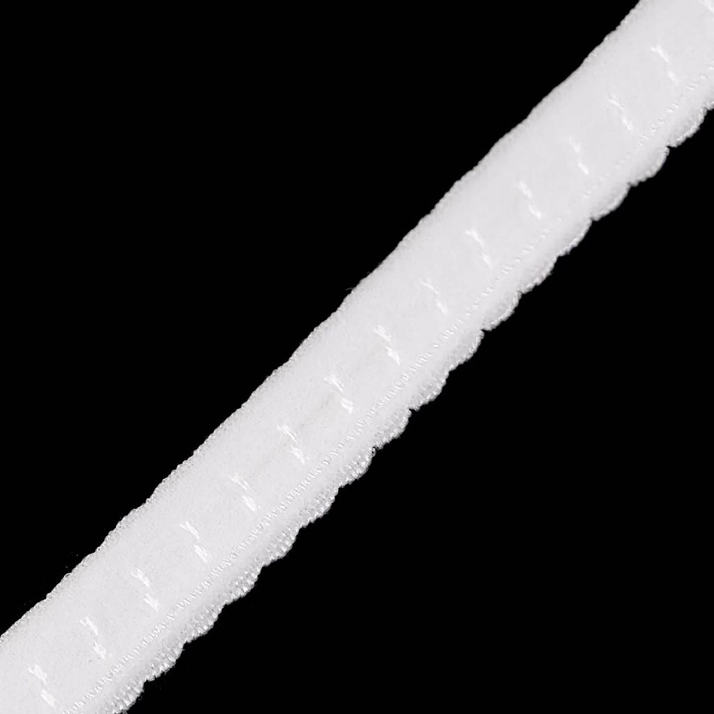 Wäschegummi Falzgummi Ziergummi 10mm Faltgummi ab 1m elastisches Einfassband