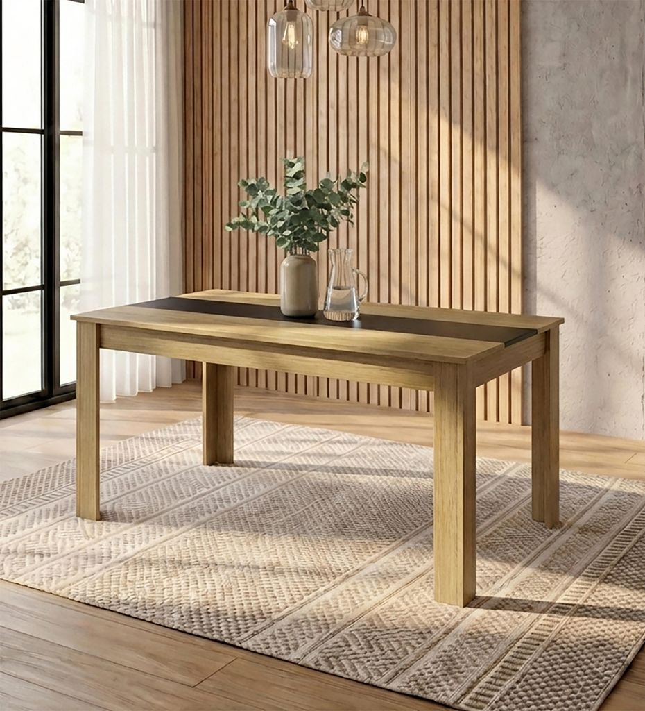VCM VCM Esstisch, Holzwerkstoff Küchentisch H. 75 x B. 140 x T. 80 cm, kompakter Speisetisch für Küche & Essbereich, Tisch Disalo