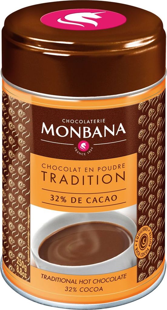 Monbana Chocolate Powder Tradition, 250g