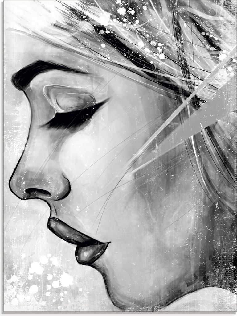 ARTland Glasbild By my side Größe: 45x60 cm