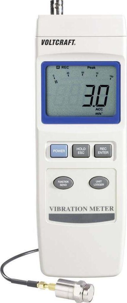 VOLTCRAFT VBM-100 Vibrationsmessgerät ± 5 %