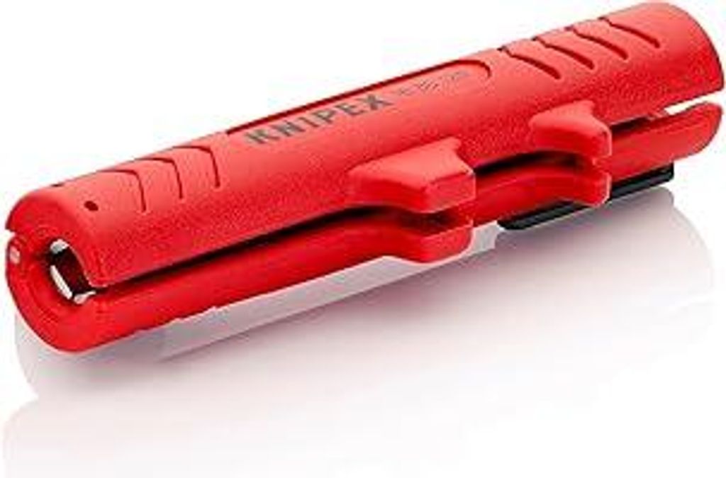 KNIPEX Universal-Abmantelungswerkzeug, 125 mm, für Rundkabel 8,0-13,0 mm (z.B. NYM-Kabel 3x1,5 mm²-5x2,5 mm²), Abisolierwerkzeug, 16 80 125 SB