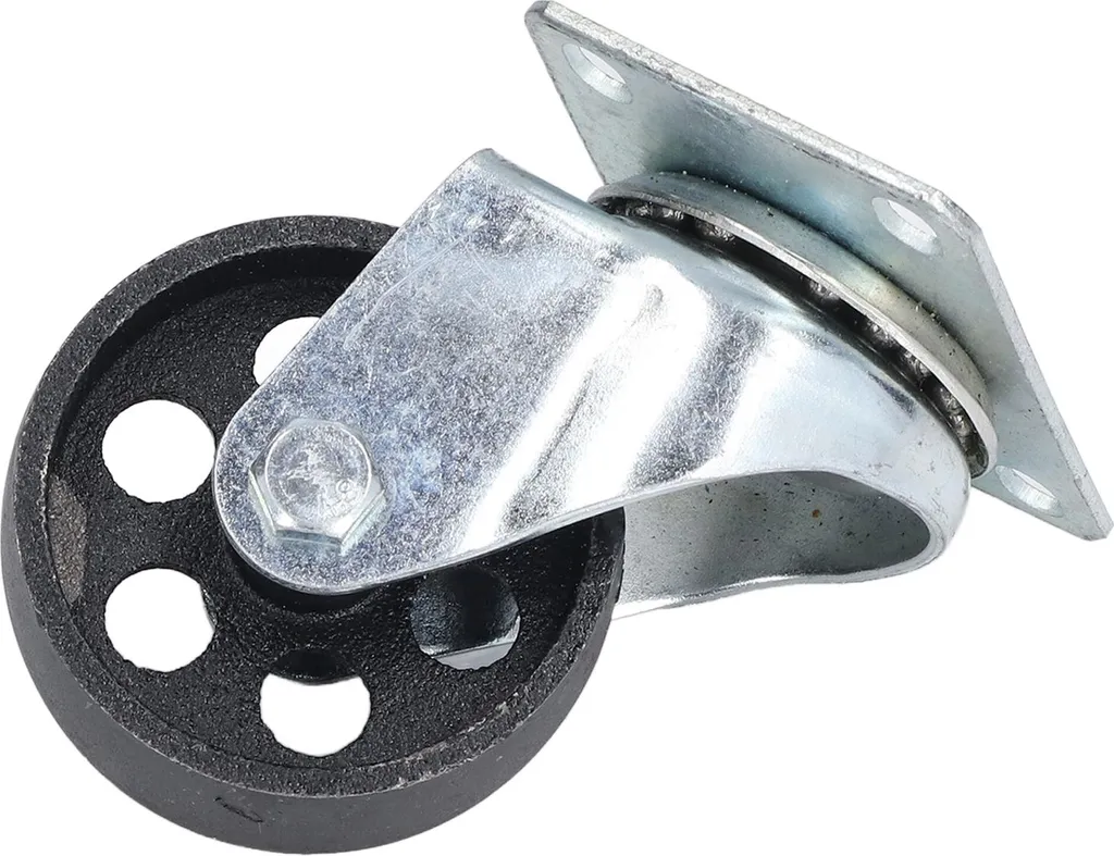 Roulette universelle en fonte de 75mm pour chariot de manutention