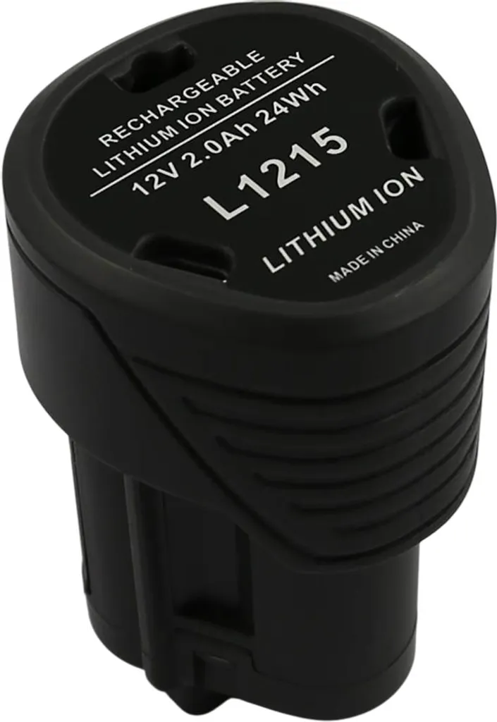 Avizar, batteria di ricambio per AEG BS 12C / BSS 12C Li-Ion 12V 2000mAh 24Wh, nero