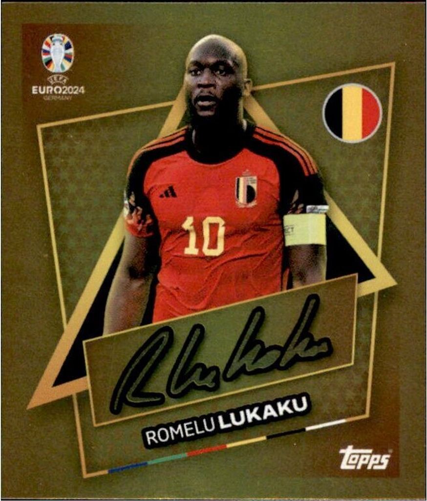 BEL SP - Romelu Lukaku - Hvězdný hráč - Zlatý podpis - 2024 Obrázek produktu 
