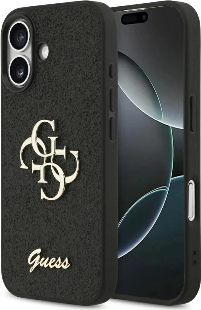 Custodia Guess iPhone 17 4G Strap Nera | Protezione TPU e Design