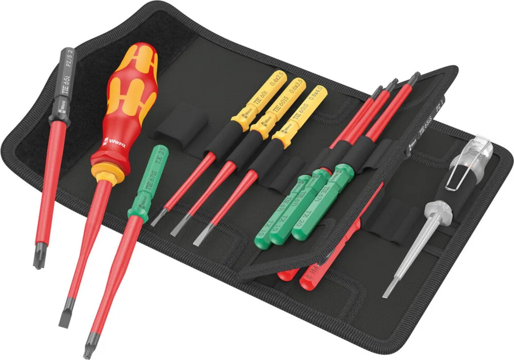 Wera 05006608001 Kraftform Kompakt VDE 16: Kit Lame Intercambiabili Slim
