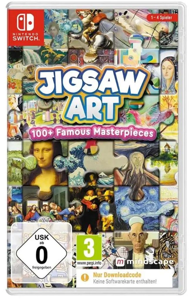Nintendo Games Switch Jigsaw Art 100 + Famous Masterpieces Produktbild 