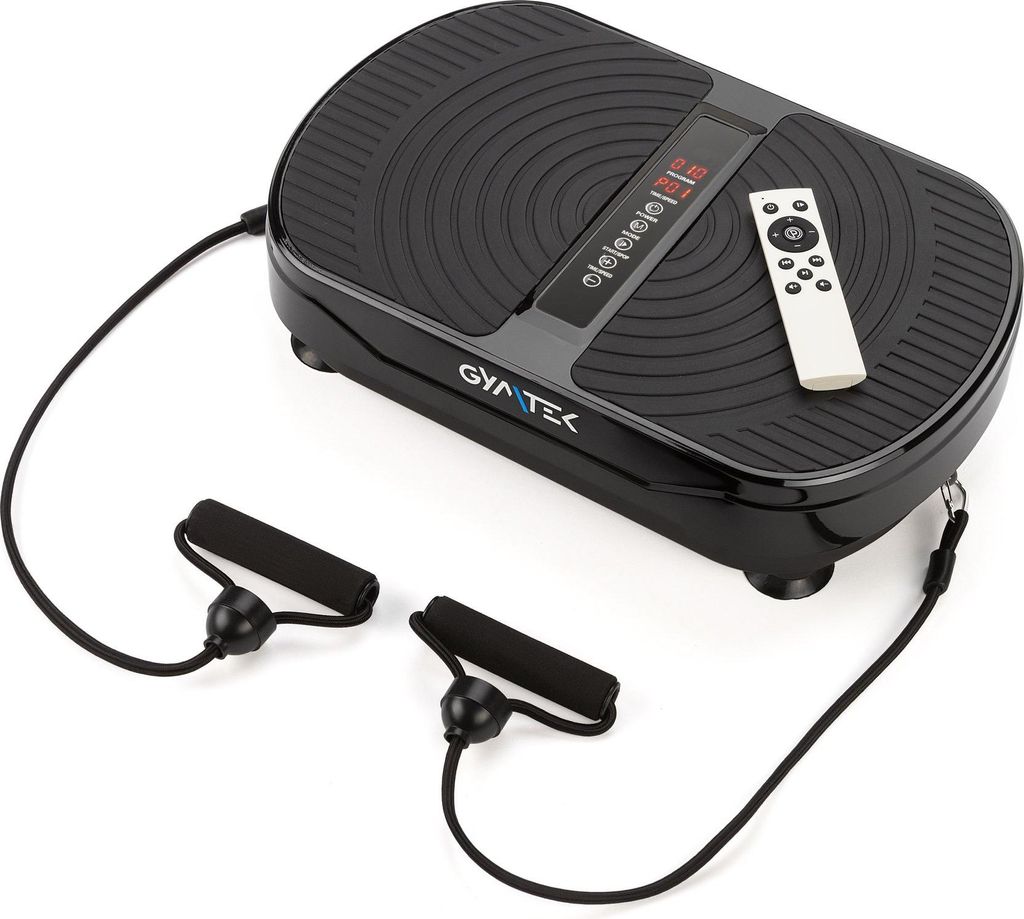 Plateforme Vibrante fitness mini, rose, 11 niveaux, télécommande, écran