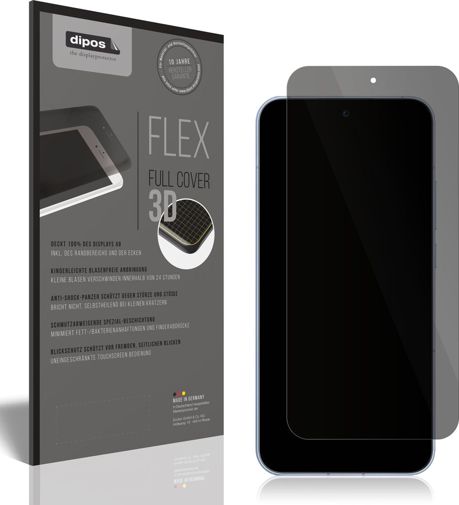 Full Cover Privacy Blickschutzfolie für Oppo Reno 13 Pro 5G Folie Anti-Shock