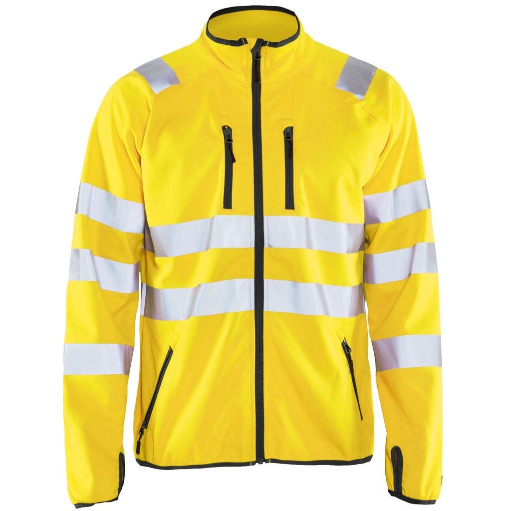 Blakläder High Vis Softshell Jacke 4906 2512 in div. Farben, Farbe:gelb, Größe:L