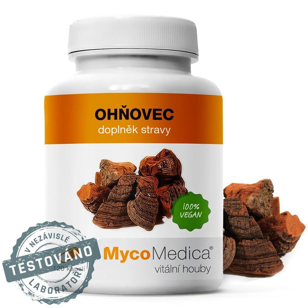 MycoMedica Ohňovec 120 kapslí Obrázek produktu 