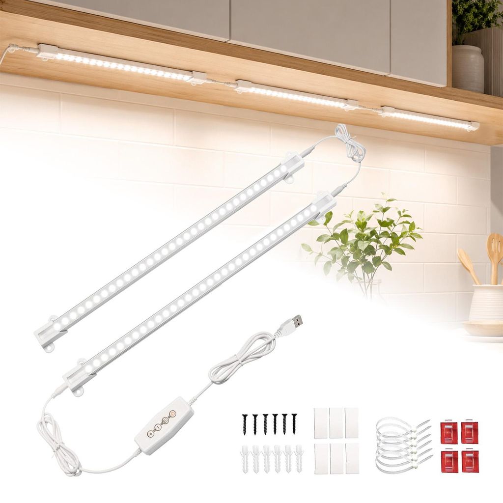LED Unterbauleuchte Küche 2er-Set Verbindbar, LED Produktbild 