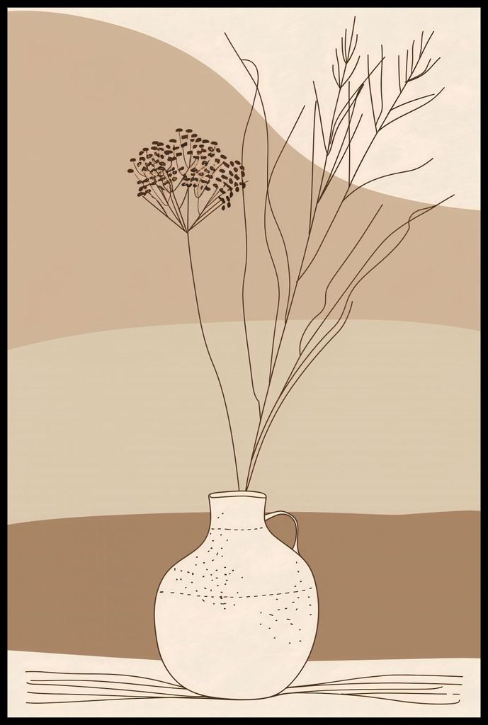 Plakat 61x91,5cm Beruhigende Vase