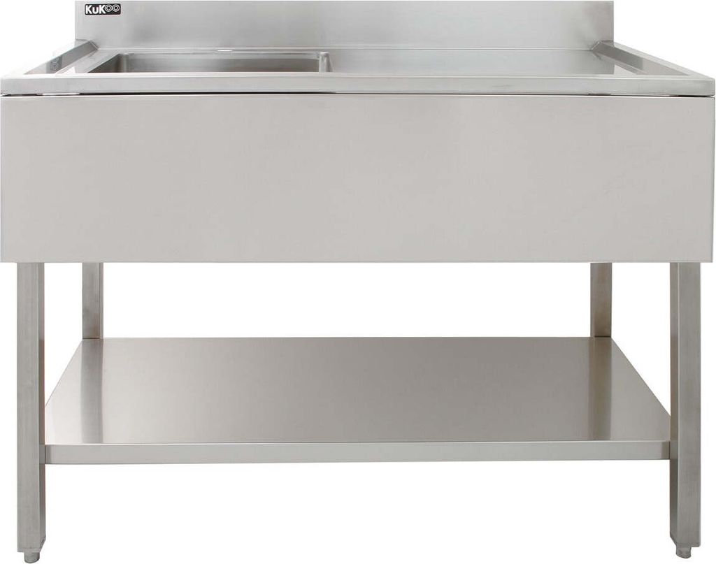 Gastrospüle Spültisch Edelstahl Spülbecken 1 Becken Links Spültheke Waschtisch