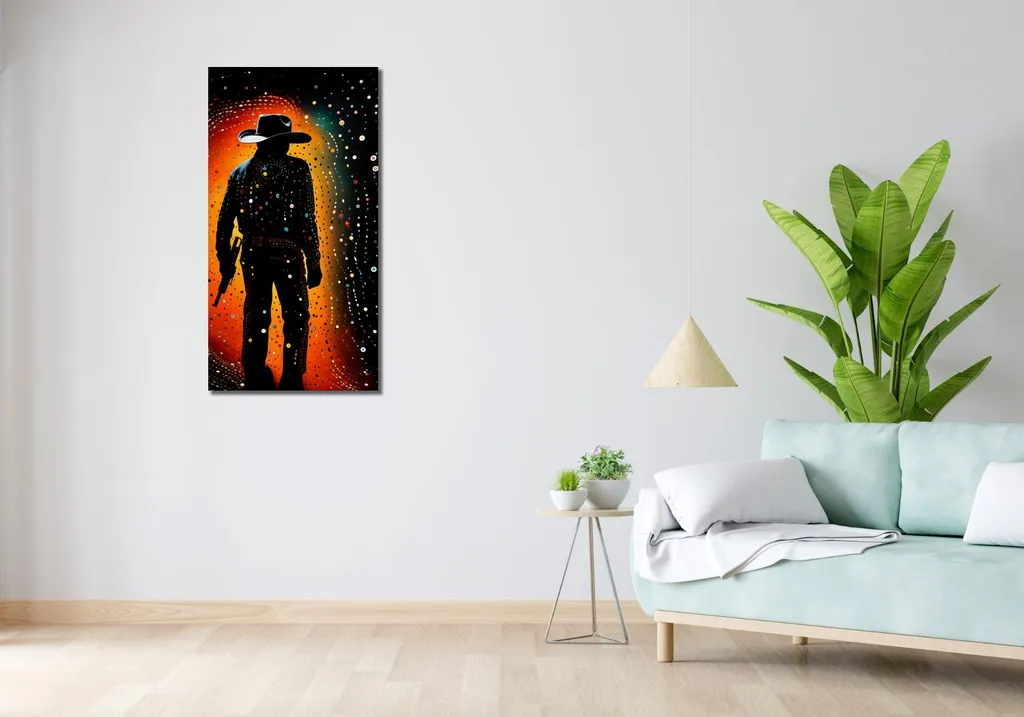 Quadro 50x100 cm Arciere stellare - 2