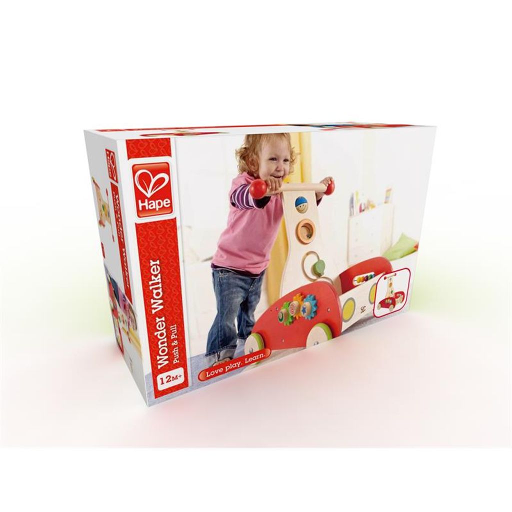 Hape Push & Pull Lauflernwagen Wonder Walker, E0370 Produktbild 