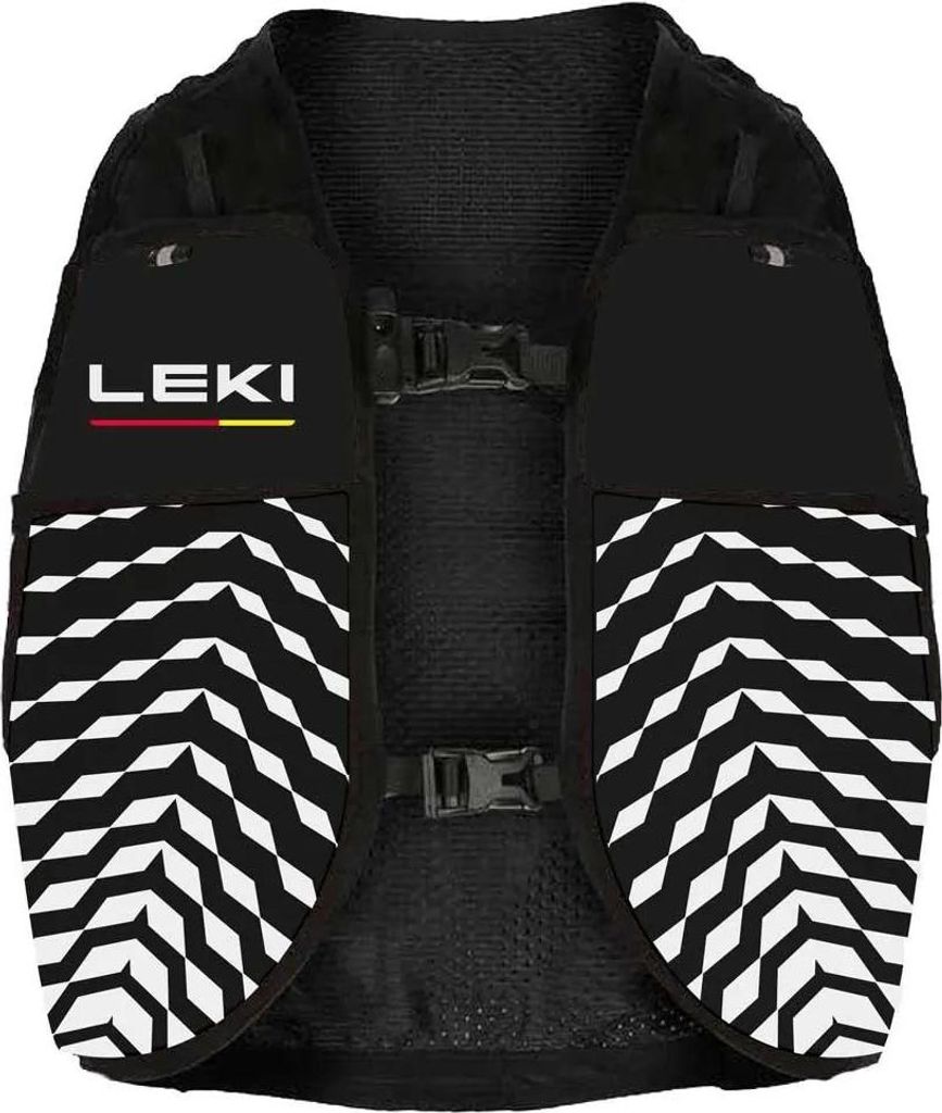 Leki Trail Running Quiver Weste Schwarz S-M Herren,Damen Schwarz S-M