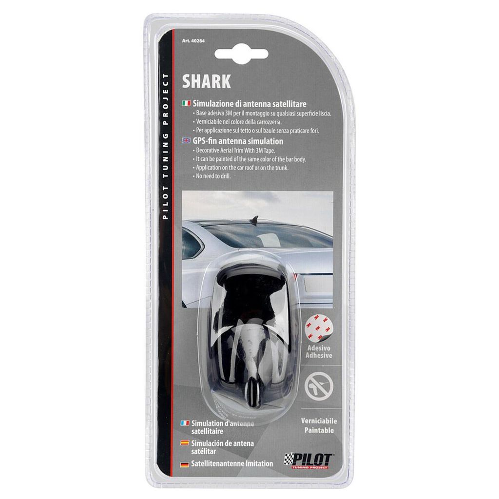 Haien Dach Pilot Spoiler avec base adhésive 3M à peindre Image du produit 