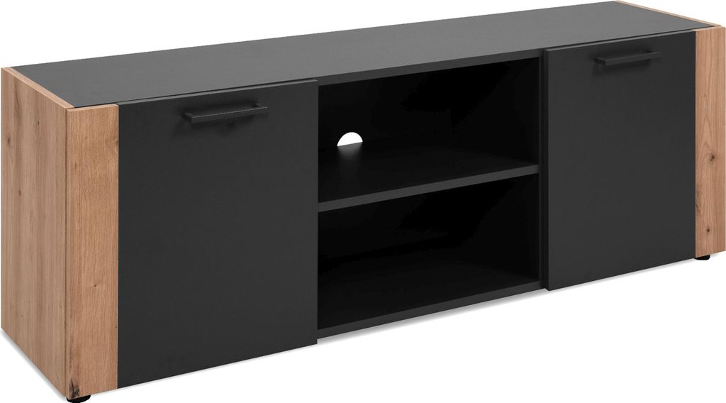 finori TV-Board Cento 56A anthrazit Nachbildung Artisan Oak Produktbild 