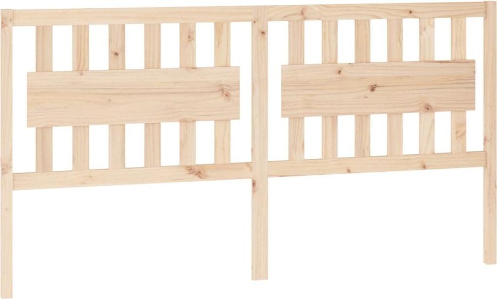 vidaXL Kopfteil 185,5x4x100 cm Massivholz Kiefer