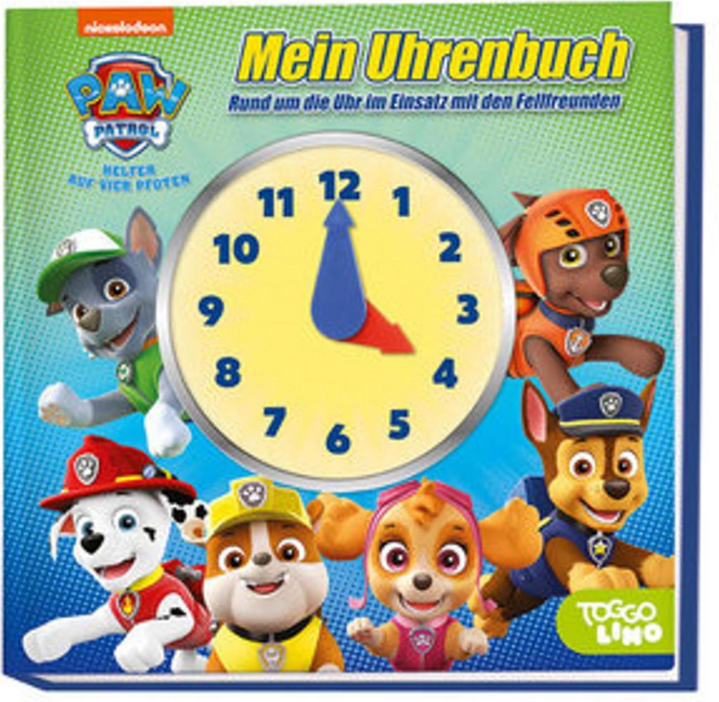 PAW Patrol: Mein Uhrenbuch - Rund um die Uhr im Einsatz mit Produktbild 
