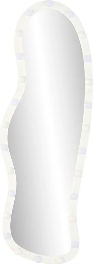 Miroir de plain-pied blanc moderne 167 cm pour entrée et dressing Home
