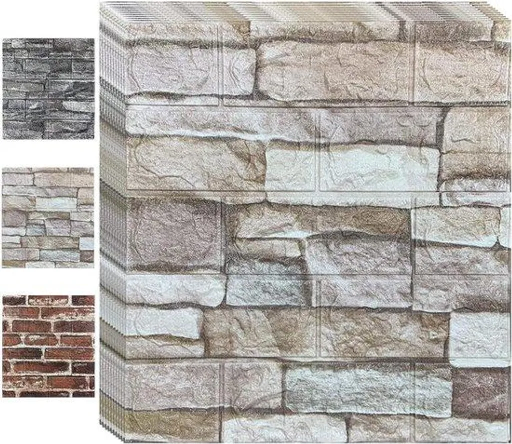 Rénovez vos murs abîmés avec ces panneaux 3D autocollants aspect pierre