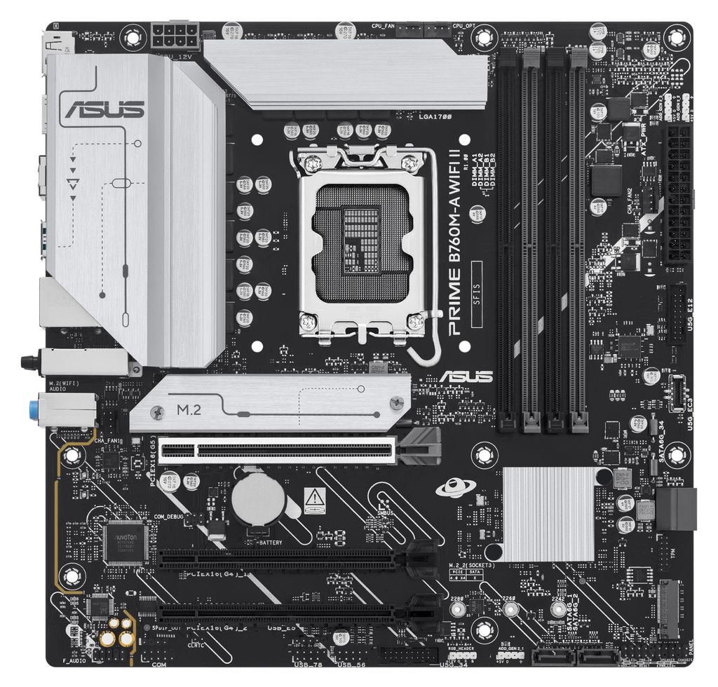 ASUS PRIME B760M-A WIFI II Mainboard LGA 1700 mATX