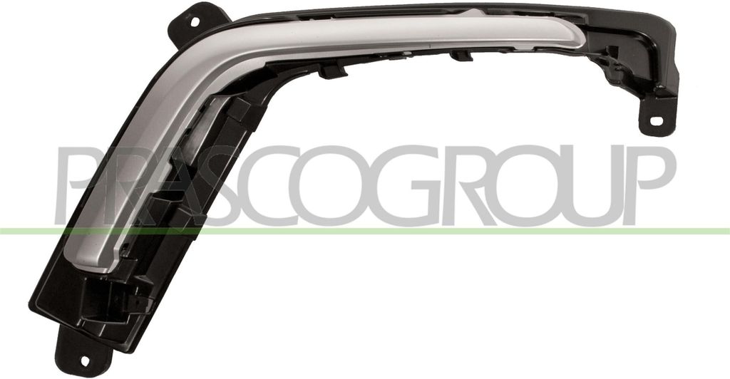 PRASCO Zierleiste Stoßfänger Vorne Links passend für PEUGEOT 308 SW I (4E, 4H) 308 I Schrägheck (4A, 4C)