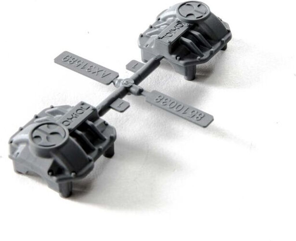Axial AR44 Differential Covers (Silver)