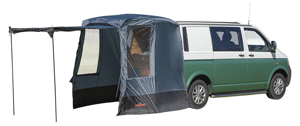 Campout Auto Heckzelt Bus Camper Campout – Heckklappenzelt VW T5/T6/T6.1 & Mercedes Vito/V-Class – 3000 mm Wasserdicht – Zusätzlicher Wohnra...